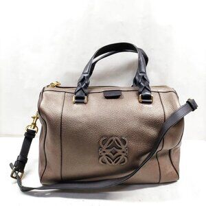 LOEWE Brown Leather Hand Bag mon500-101325